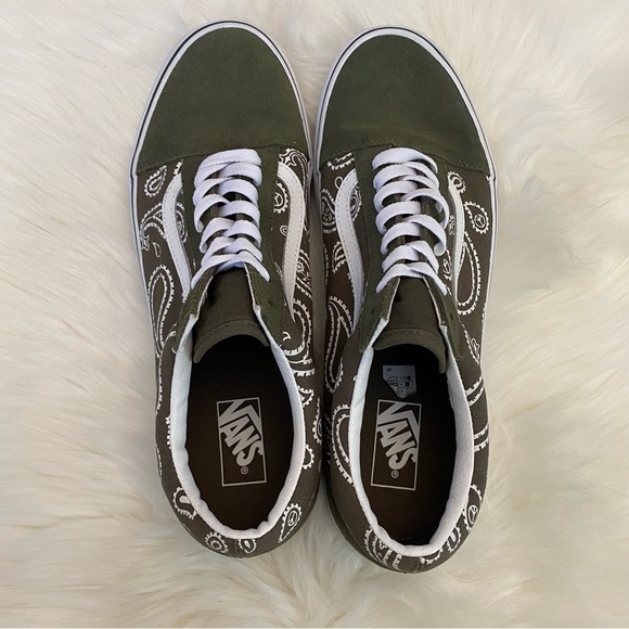 New with Tag Vans Men's Green Shoe Size 13 - Picture 4 of 7